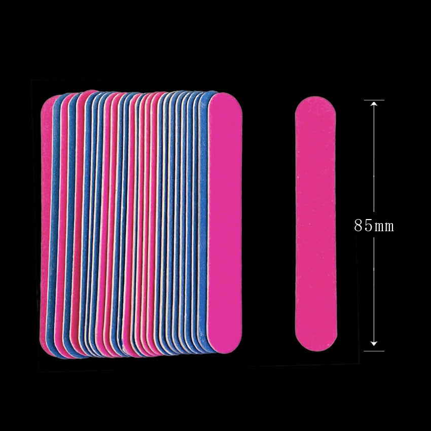 Fashion  nail Manicure Wear Manicure Jelly Double-Sided Polishing Strip Manicure Implement Alcohol Pad Double-Side Paste