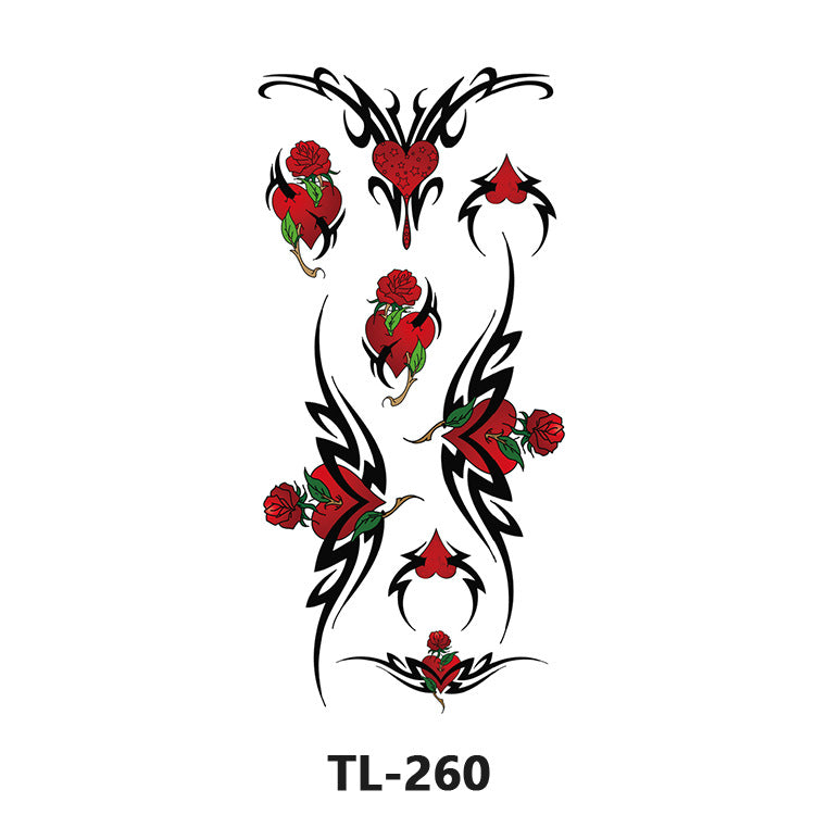 Free shipping Tattoo Waterproof Tattoo Sticker Fresh Flowers Stickers Sexy Plant Tattoo Small Picture Flower Tattoo Sticker in Stock Wholesale