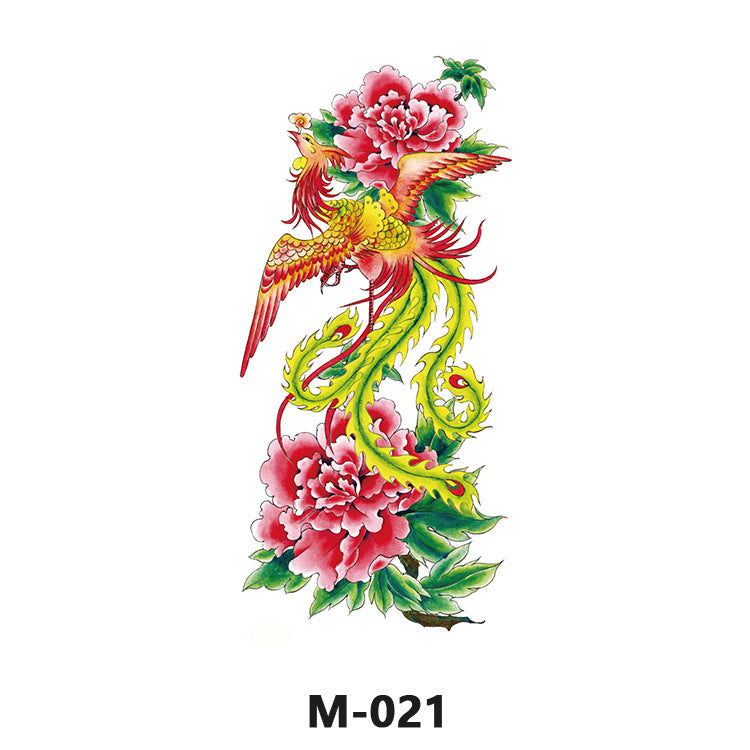 Free shipping Tattoo Factory Wholesale Tattoo Sticker Tattoo Men's and Women's Flower Butterfly Color Waterproof Tattoo Sticker Internet Celebrity Tattoo Sticker Paper