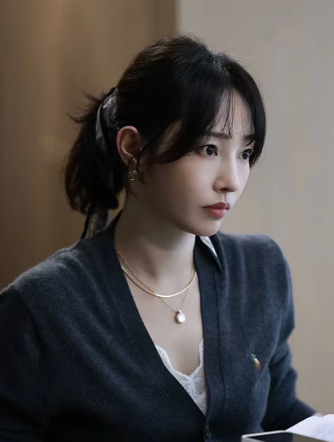真金电镀蛇骨链项链欧美冷淡风气质毛衣链小众百搭设计感饰品批发