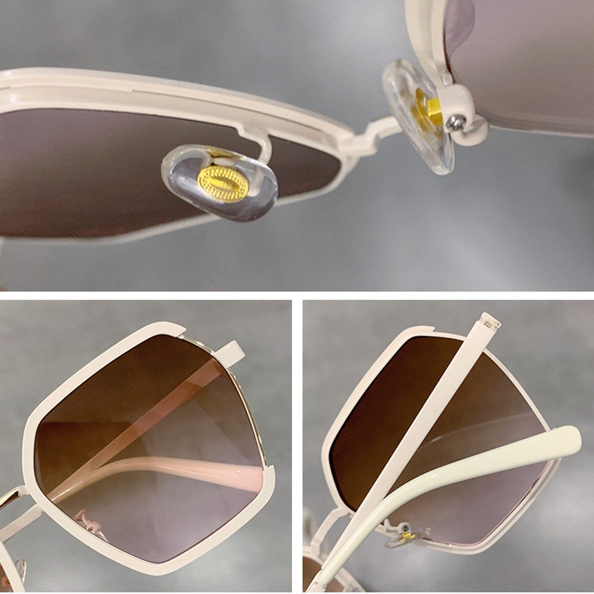 Women's fashion glasses2022年新款时尚墨镜女士防紫外线潮太阳眼镜大脸显瘦海边网红款夏