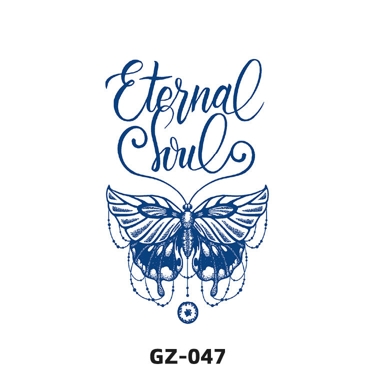 Free shipping Tattoo Juice Herb Tattoo Sticker Semi-Permanent Non-Reflective Simulation Pattern Waterproof and Durable Men and Women Tattoo Tattoo Sticker Paper
