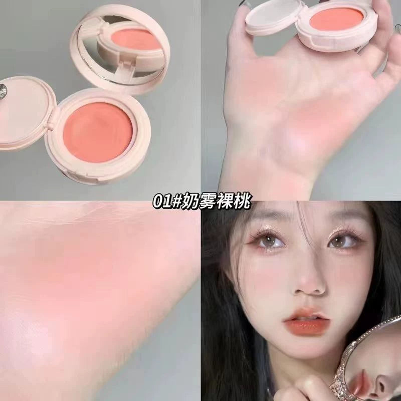 气垫腮红膏提亮肤色保湿持久自然少女感裸妆提亮肤色土豆泥胭脂女