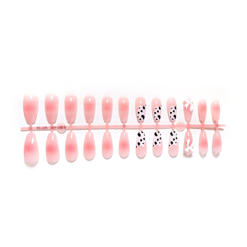 Fashion  nail Wear Armor Nail Stickers Nail Patch Fake Nails Detachable Rendering Long Nail Sticker X34