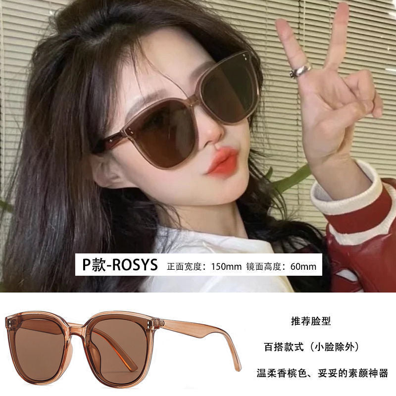 Women's fashion glasses gm墨镜女新款时尚男GM潮流百搭ins风防紫外线偏光太阳眼镜批发