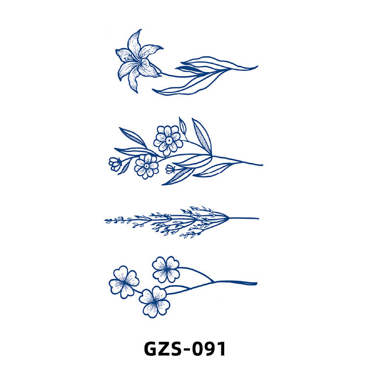 Free shipping Tattoo New Small Picture Tattoo Sticker Herbal Juice Tattoo Ins Fresh Semi-Permanent Tattoo Sticker Waterproof Sweat-Proof Stickers