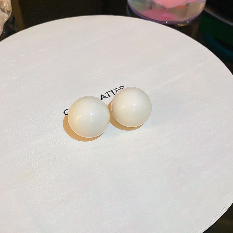 925银针镶钻珍珠爱心耳环时尚小众耳钉气质韩系高级感耳饰批发女