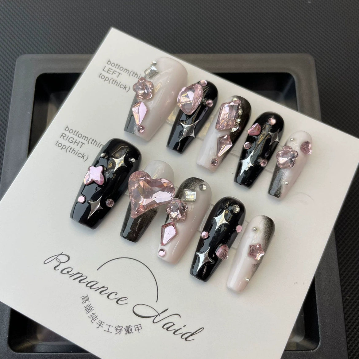 (Hand-made nail) Sharla Cheung | Millennium Spice Girl y2k sweet and cool crit hand-made manicure online celebrity explosions senior lazy people wear armor.