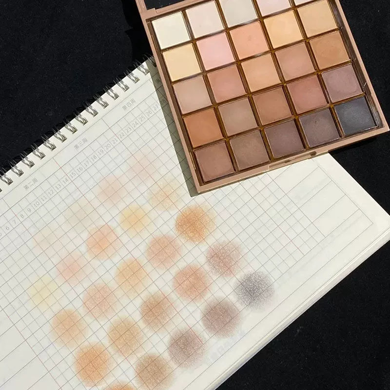 眉粉盘眼影腮红一体盘新手入门单眼皮万能全套灰色系眼影盘正品哑光