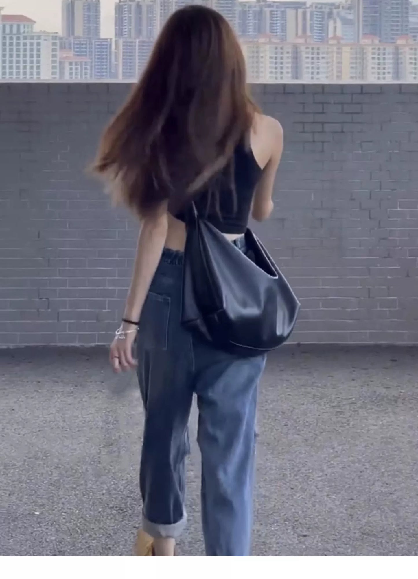 Free Fast shipping !! Street Fashion Cool girl Large Capacity Premium Niche Tote Bag  Versatile Dopamine Bag