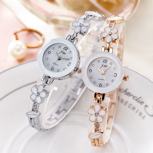 Fashion women's watchNew Korean Bracelet Steel Watch Women's Fashion Student Bracelet Ins Style Watch Women's Fashion Quartz Watch