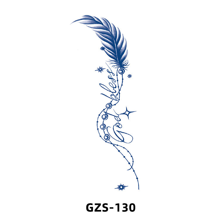 Free shipping Tattoo New Herbal Juice Tattoo Sticker Cute Flowers Fresh Flower Semi-Permanent Ins Tattoo Stickers Factory Wholesale