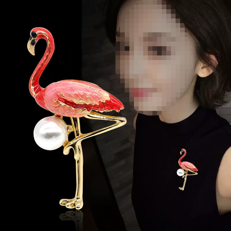 配饰胸针韩国高档珍珠胸针时尚高级感小众胸花女水钻防走光扣蝴蝶别针批发