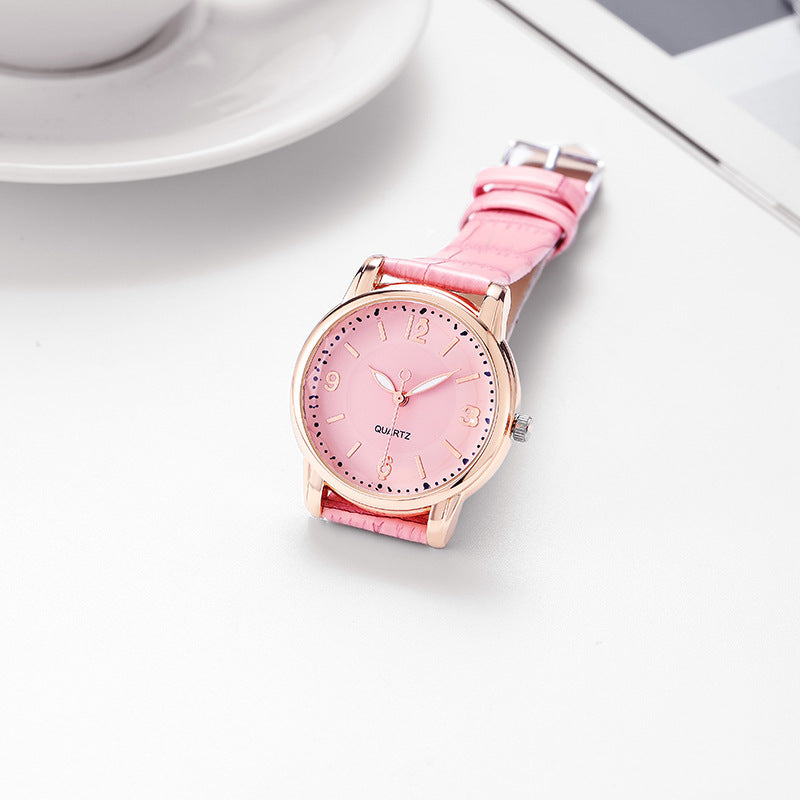 Fashion women's watchCross-Border Fashion Simple Popular Crocodile Belt Quartz Watch