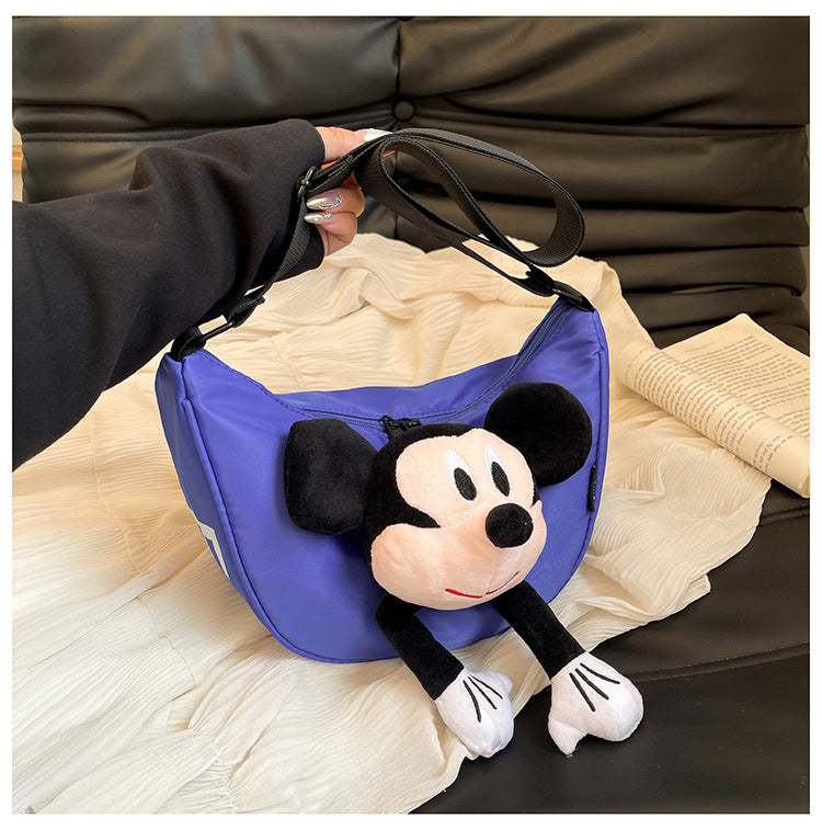 Dopamine Bag Free shipping Tattoo 2024 New Dopamine Sports Wind Bowling Handbag Cute One Shoulder Crossbody Pillow Bag Large Capacity Crossbody