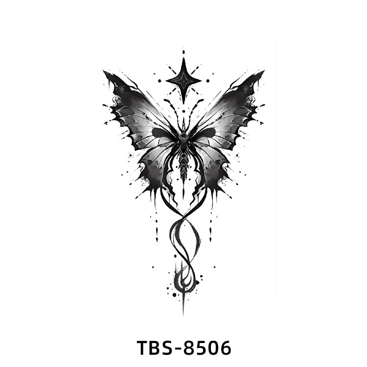 Free shipping Tattoo New Small Full Arm Tattoo Sticker Half Sleeve Tiger Lion Animal Arm Waterproof and Durable Cross-Border European and American Tattoo Sticker Paper