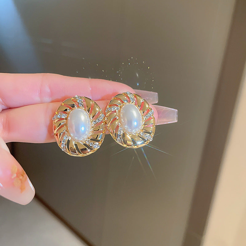 首饰耳环中古vintage饰品 个性设计爆款925银针耳环气质高级感耳饰女批发