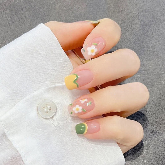 Fashion  nail Fresh Wear Armor Removable Nail Patch Nail Sticker Nail Stickers Fake Nails Wearable Nail Stickers A22