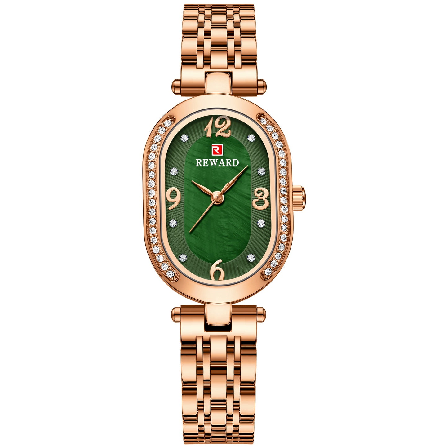 Fashion women's watchReward Elegant Lady Watch Diamond-Embedded Women's Quartz Watch Class II E-Commerce Network Red Women's Watch Direct Delivery