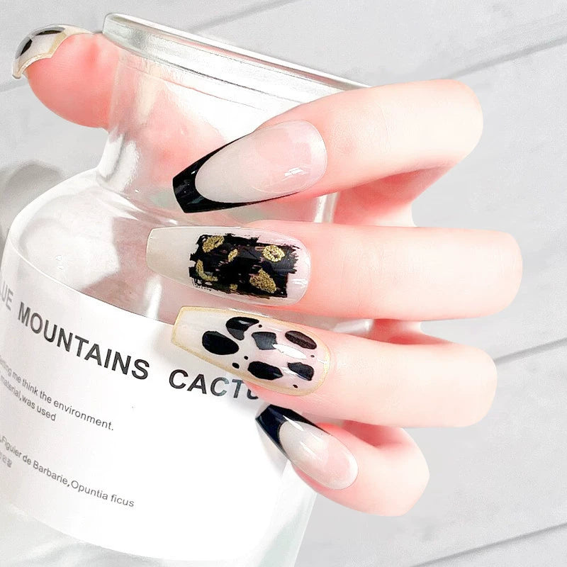 (Hand made nail) Nail pieces, wearing nail pieces, long cross-border nail products, fake nails, European and American wearing nail nails