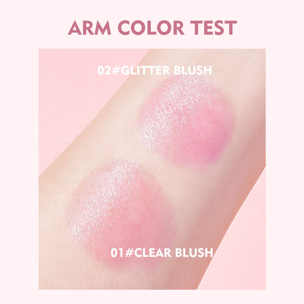 Warm Change Blush Clear Color Changing Gel Highlighter Blush Cream Natural Nude Blush