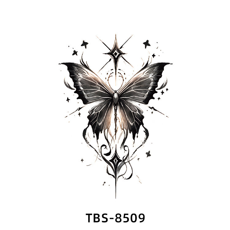 Free shipping Tattoo New Small Full Arm Tattoo Sticker Half Sleeve Tiger Lion Animal Arm Waterproof and Durable Cross-Border European and American Tattoo Sticker Paper