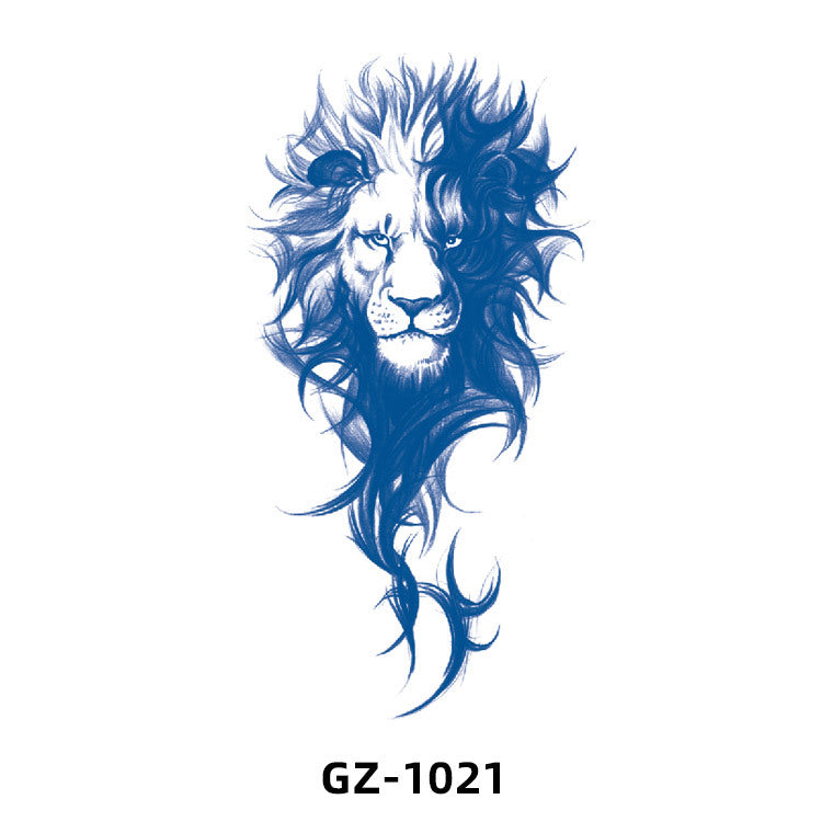 Free shipping Tattoo 2024 New Herbal Animal Tattoo Tattoo Sticker Semi-Permanent Pattern Half Sleeve Tattoo Waterproof Sweatproof Tattoo Sticker Paper