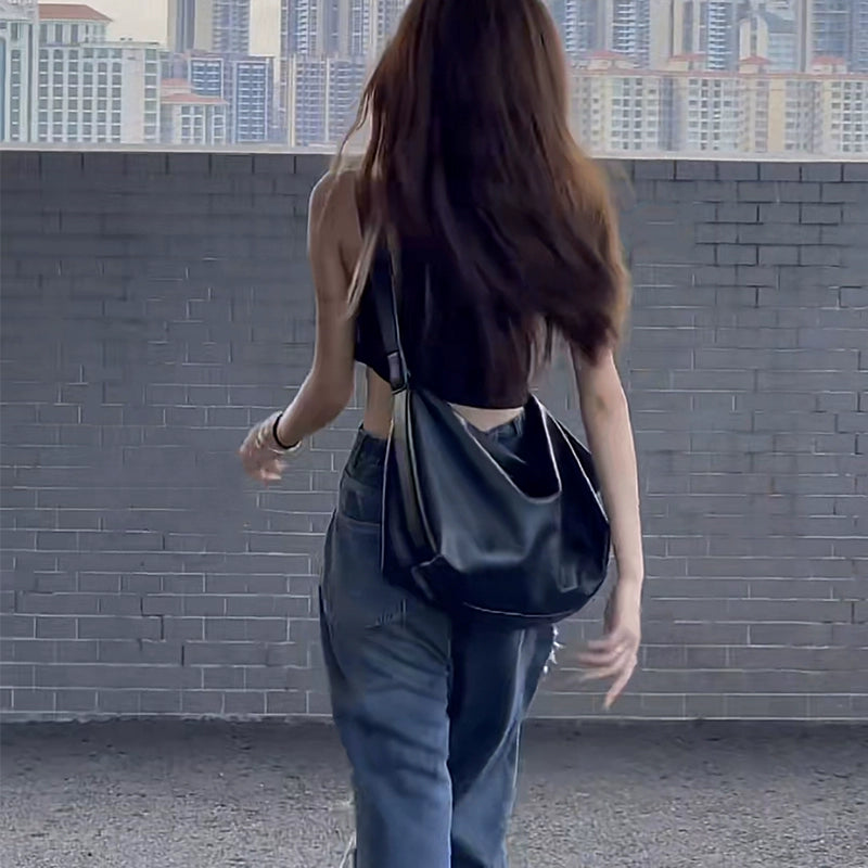 Free Fast shipping !! Street Fashion Cool girl Large Capacity Premium Niche Tote Bag  Versatile Dopamine Bag