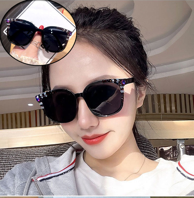 Women's fashion glasses 2023新款折叠墨镜女高级感偏光防紫外线轻便潮男开车防晒太阳眼镜