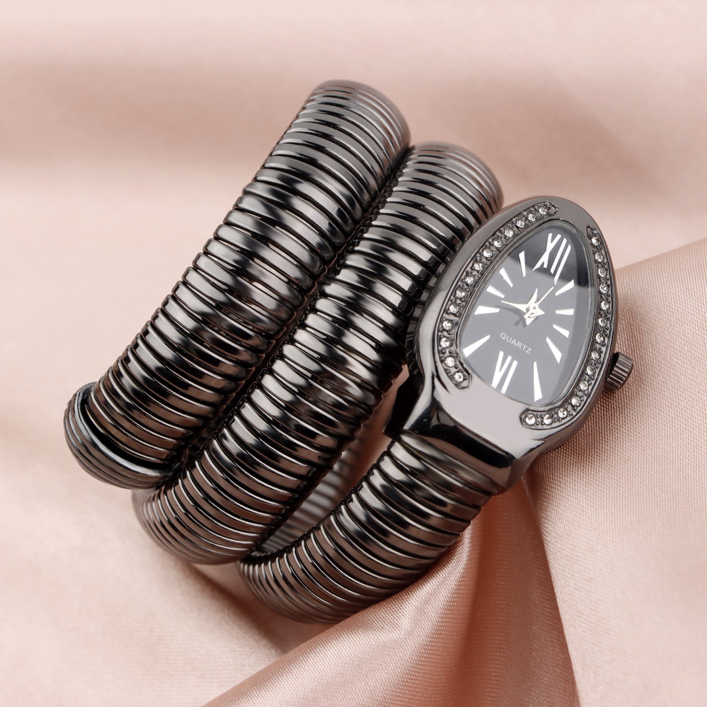 Fashion women's watchBifanxi Cross-Border Snake Watch Women's Fashion Bangle Watch Creative Quartz Watch Personality Bangle Watch Wholesale