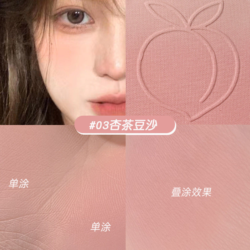 kobeleen甜蜜氛围渐变腮红胭脂显白自然少女修容盘细腻不飞粉细闪腮紫