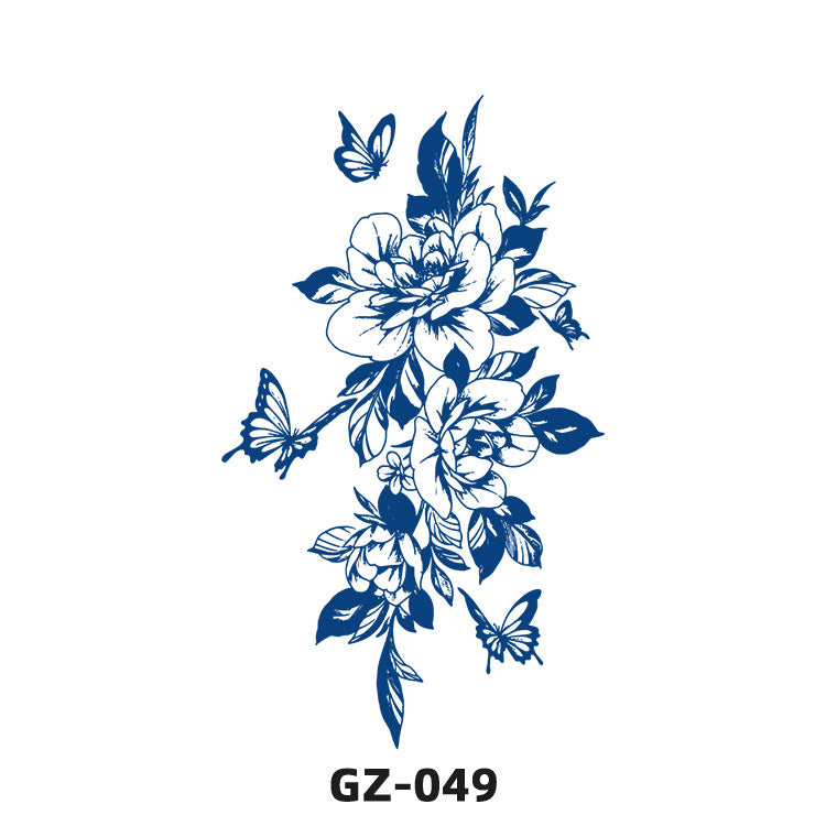 Free shipping Tattoo Juice Herb Tattoo Sticker Semi-Permanent Non-Reflective Simulation Pattern Waterproof and Durable Men and Women Tattoo Tattoo Sticker Paper