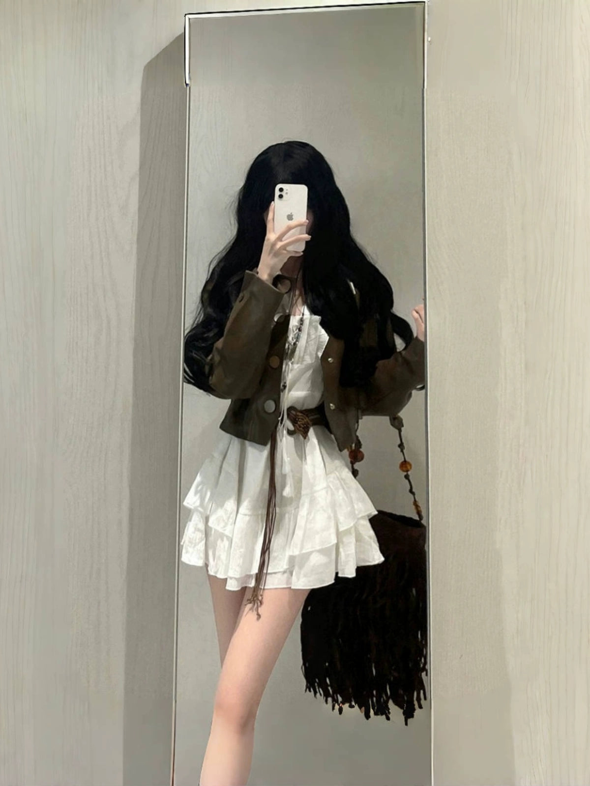 Fashion women's wear Spring and Summer 2024 New Yunnan Xinjiang Grassland Tourism Photography Solid Color Dress Female Slimming Beach Skirt Fairy