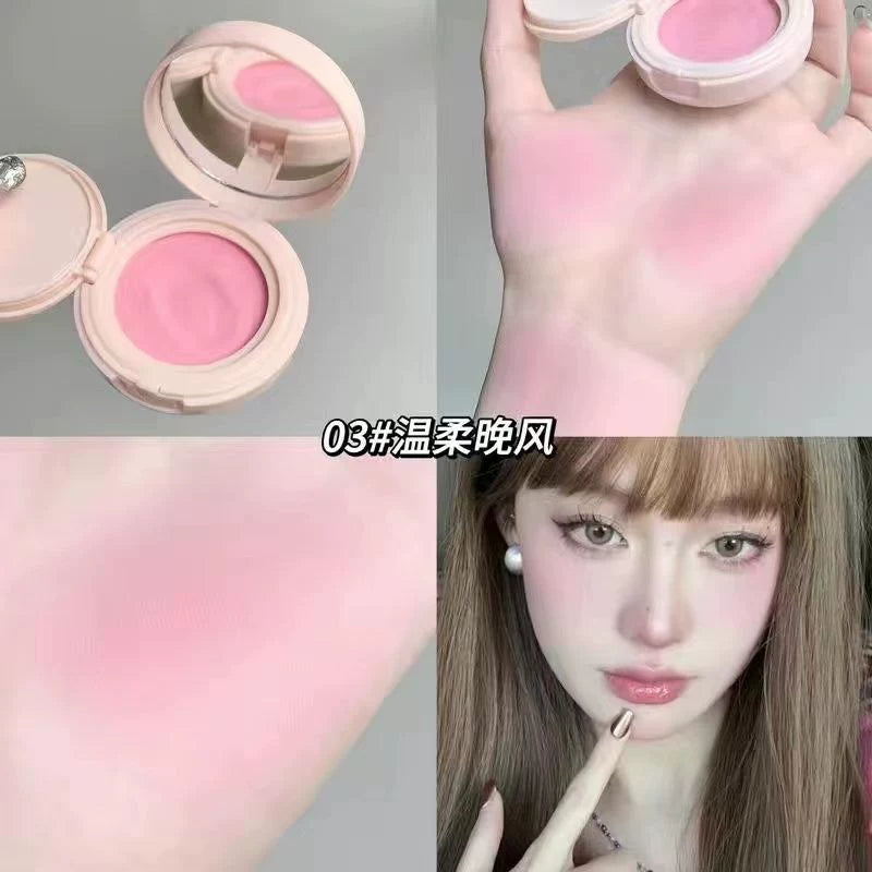 气垫腮红膏提亮肤色保湿持久自然少女感裸妆提亮肤色土豆泥胭脂女