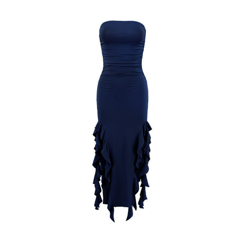 Free shipping  shoulder jellyfish lace dress sexy babes ur women's clothing