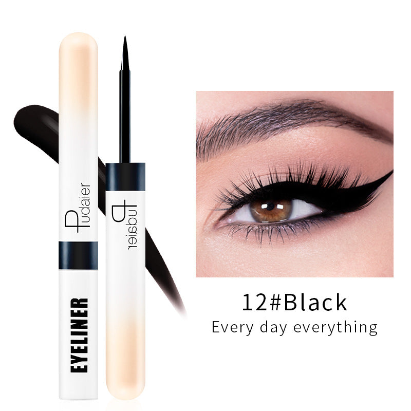 Color Liquid Eyeliner Amazon Makeup Waterproof Quick Dry Ultra Thin 12 color Eyeliner