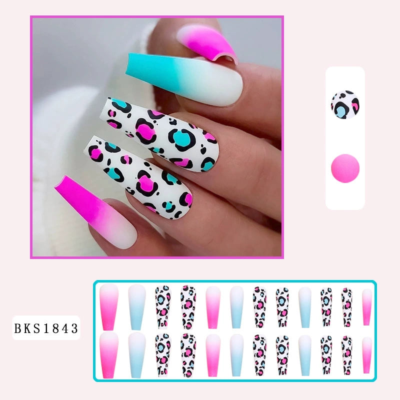 (Hand made nail) Nail pieces, wearing nail pieces, long cross-border nail products, fake nails, European and American wearing nail nails