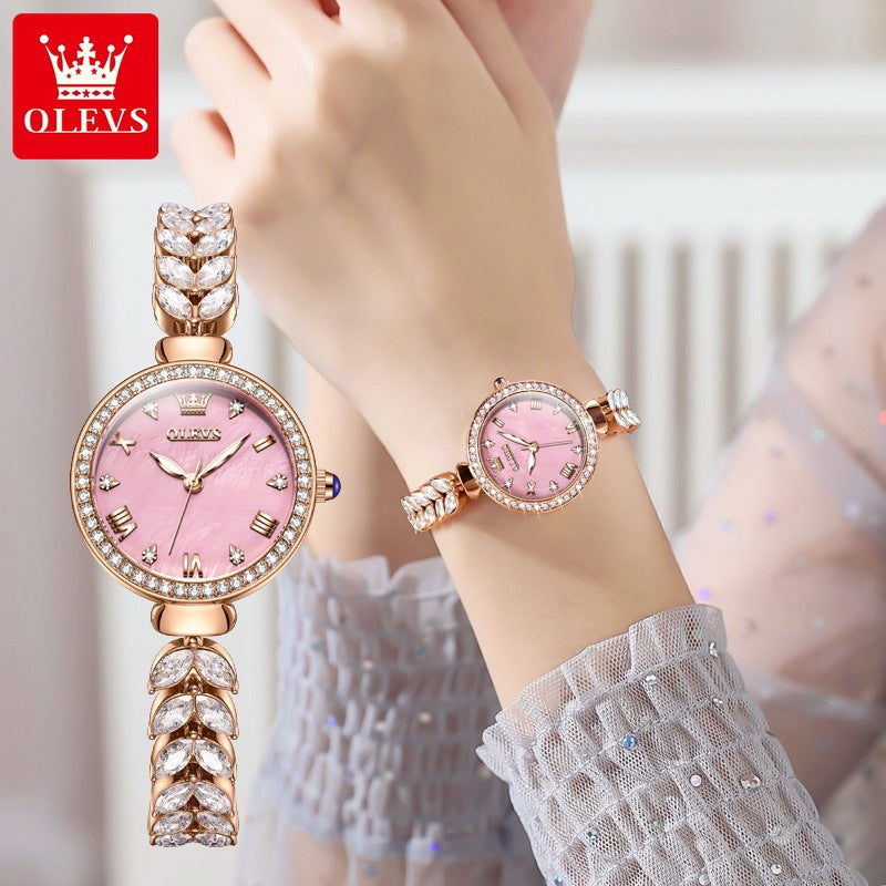 Women's fashion watch  Ocean dream Light luxury bracelet quartz watch niche senior women's watch