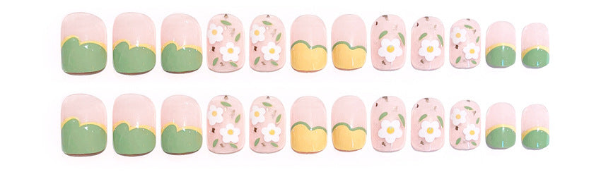 Fashion  nail Fresh Wear Armor Removable Nail Patch Nail Sticker Nail Stickers Fake Nails Wearable Nail Stickers A22