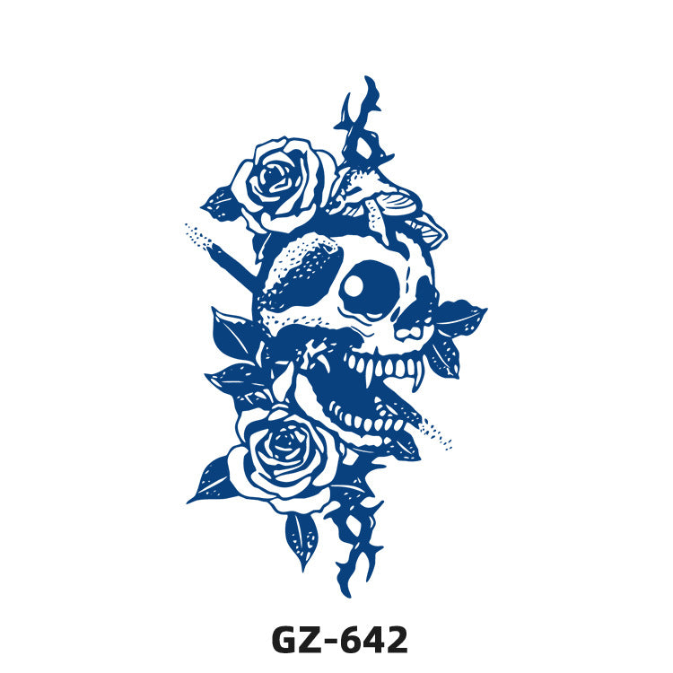 Free shipping Tattoo Herbal Juice Tattoo Sticker Semi-Permanent Fresh Plant Long-Lasting Simulation Stickers Tattoo Waterproof Non-Reflective Men and Women