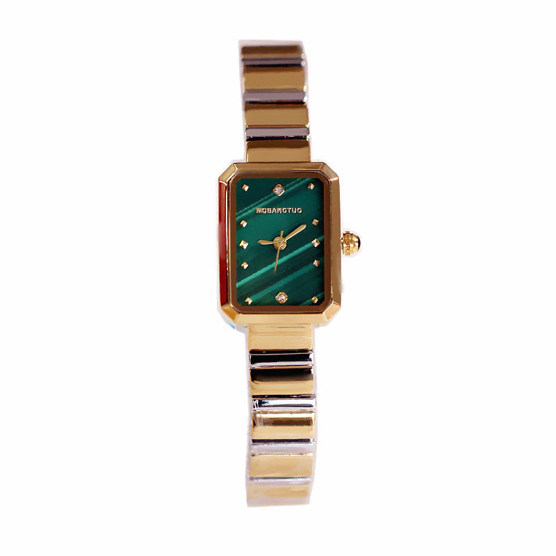 Fashion women's watchManufacturers Supply Fashion Watch Fashion New Ladies Watch Pointer Small Rectangular Steel Belt Quartz Waterproof Watch
