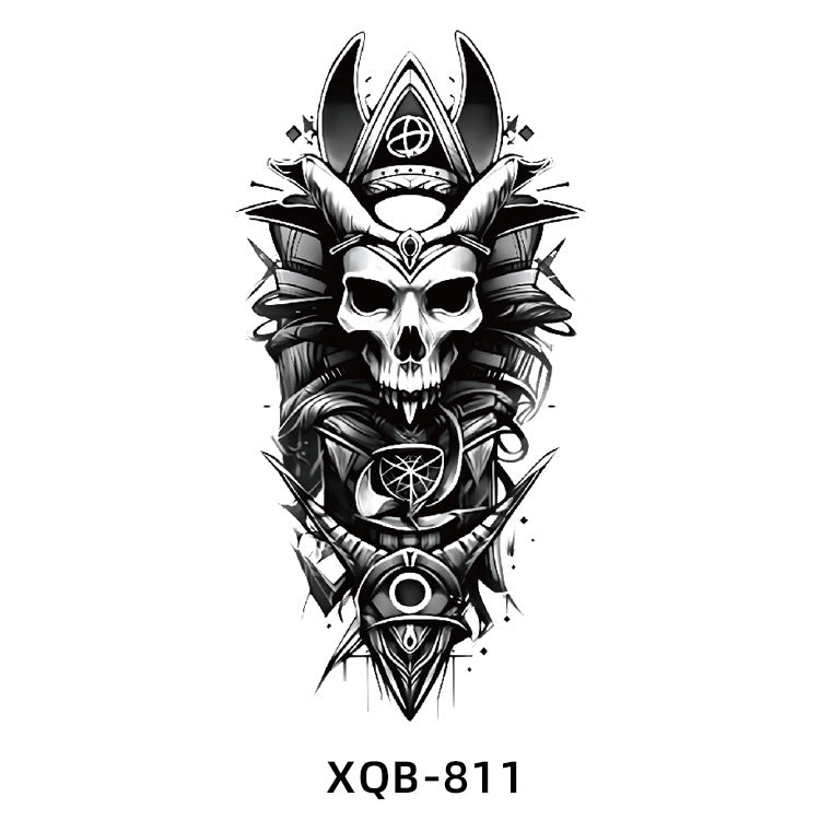 Free shipping Tattoo New Flower Arm Tattoo Sticker Waterproof Men's and Women's Small Arm Tattoo Tattoo Black and White Animal Tattoo Sticker Paper Factory Wholesale