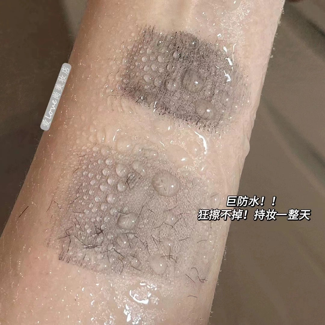 自带睫毛打底双头睫毛膏细梳型定型防水纤长卷翘浓密不易晕染学生