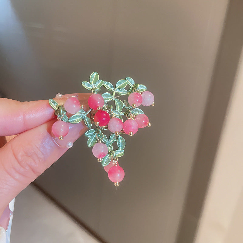 配饰胸针彩色果实胸针 森系清新甜美少女心别针 时尚轻奢高级感配饰批发