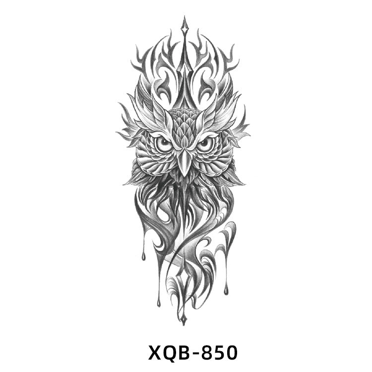 Free shipping Tattoo Small Full Arm Animal Tattoo Tattoo Sticker Half Sleeve Simulation Waterproof Black and White, Colored Flower Men and Women Tattoo Sticker Paper Wholesale