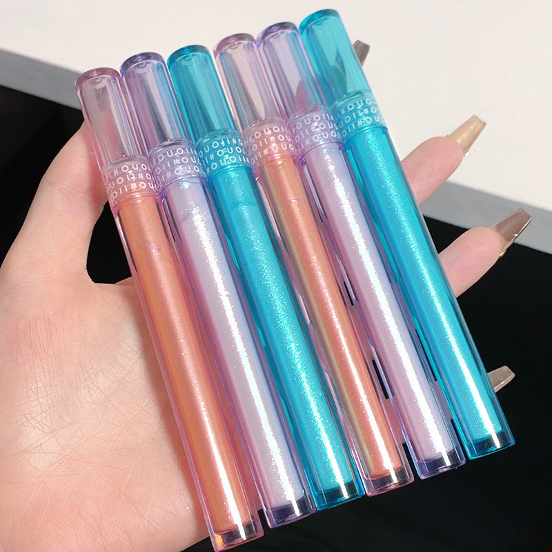 Gilded Fantasy Liquid Eyeshadow Fine Glitter Sequin Glitter Pink Pearlescent Silkworm Liquid Eyeshadow Pencil