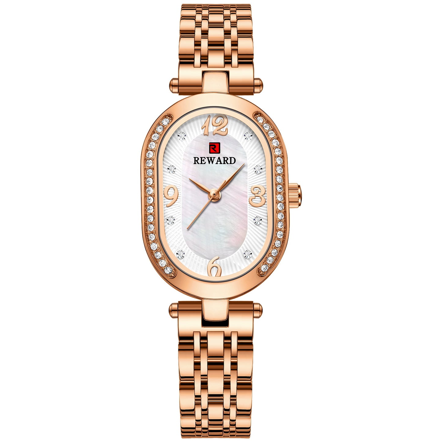 Fashion women's watchReward Elegant Lady Watch Diamond-Embedded Women's Quartz Watch Class II E-Commerce Network Red Women's Watch Direct Delivery