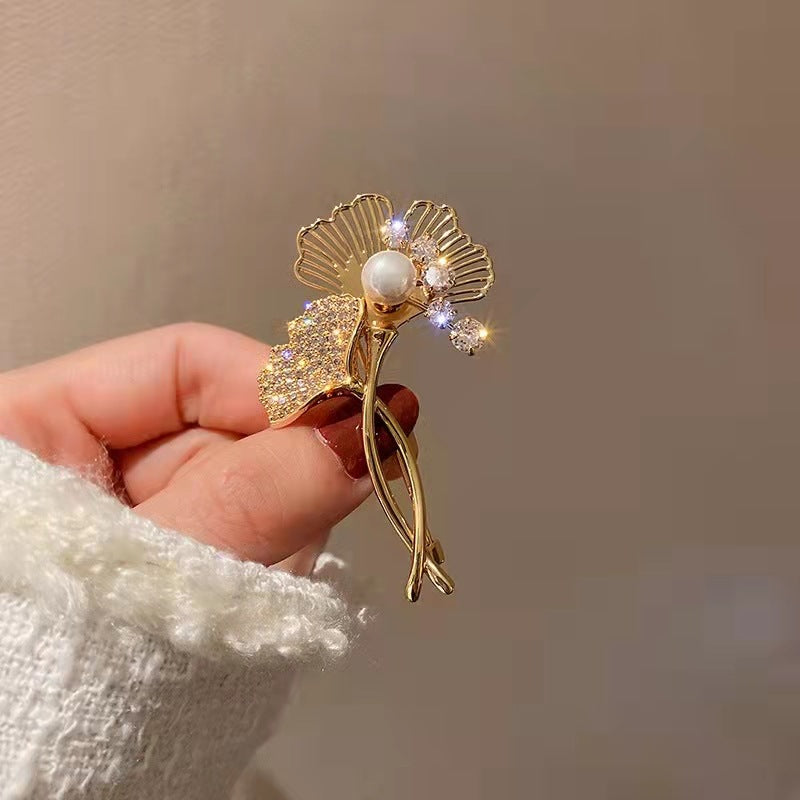 配饰胸针时尚胸花跨境胸针高档女防走光蝴蝶胸针高级感小众新款胸花