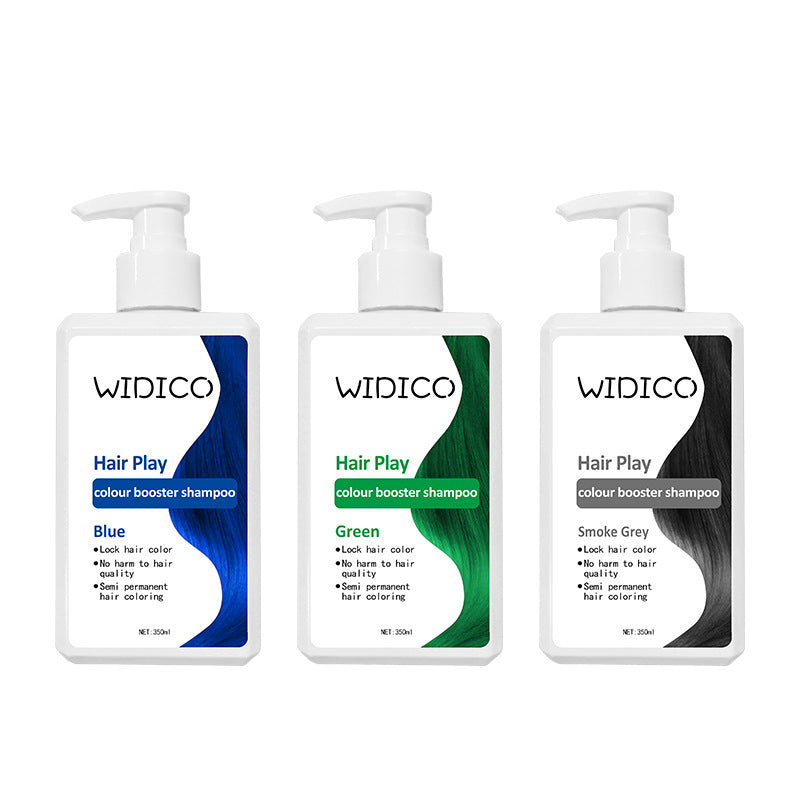 WIDICD固色洗发水补色染发膏 防止头发褪色移黄烟灰160ML