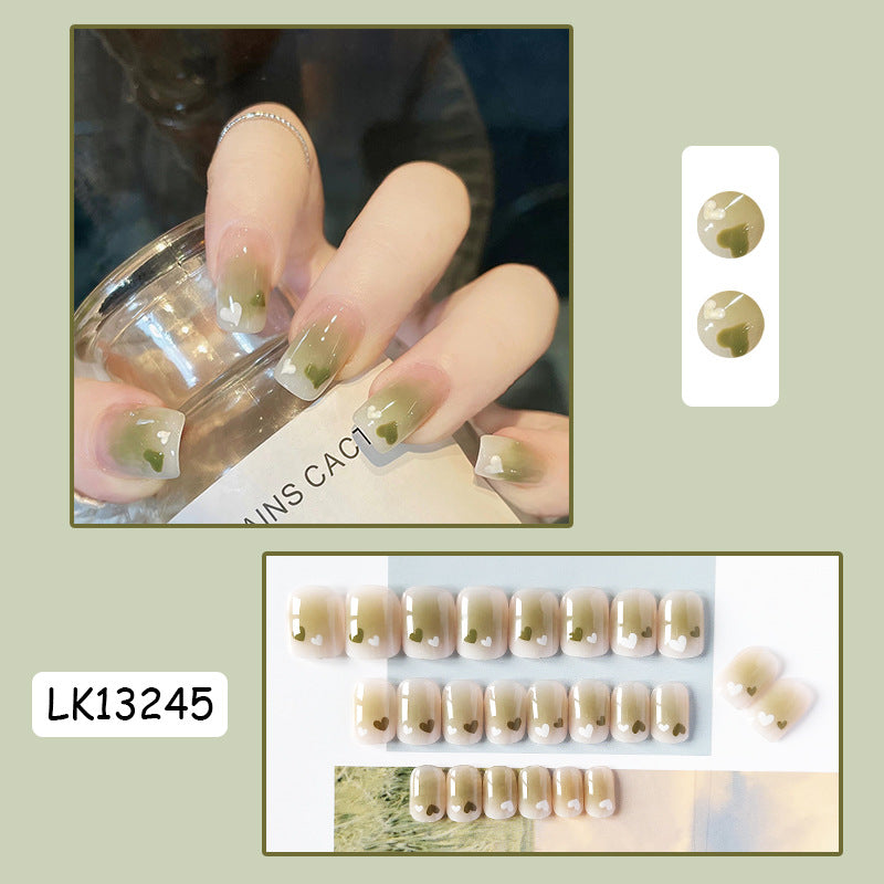腮红晕染穿戴甲渐变美甲片指甲贴片美甲贴片假指甲片穿戴美甲成品